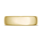 Classic Rounded in High Polish Finish Wedding Band