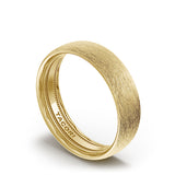 Classic Rounded in Brushed Finish Wedding Band