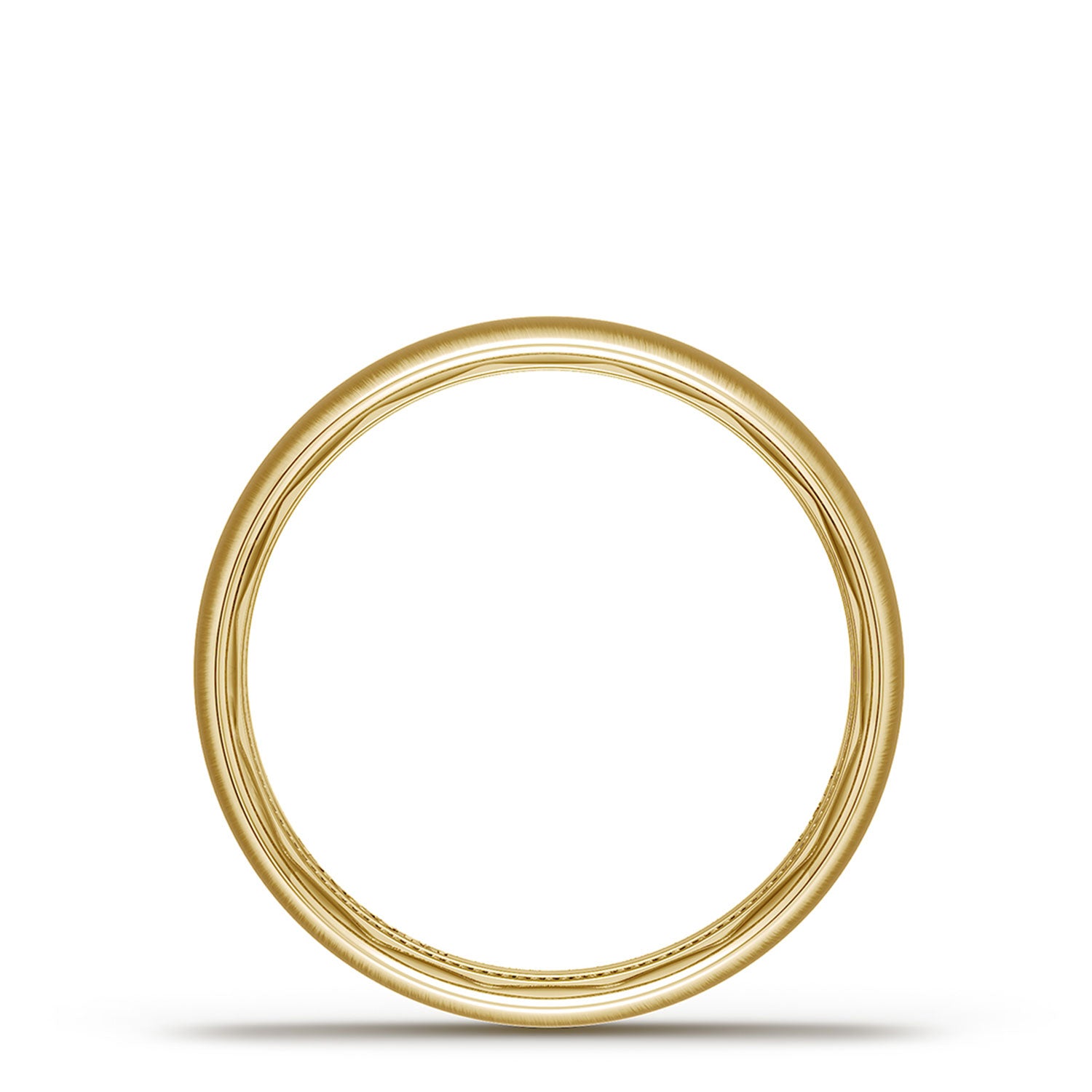 Classic Rounded in Satin Finish Wedding Band