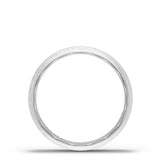 Classic Rounded in Brushed Finish Wedding Band