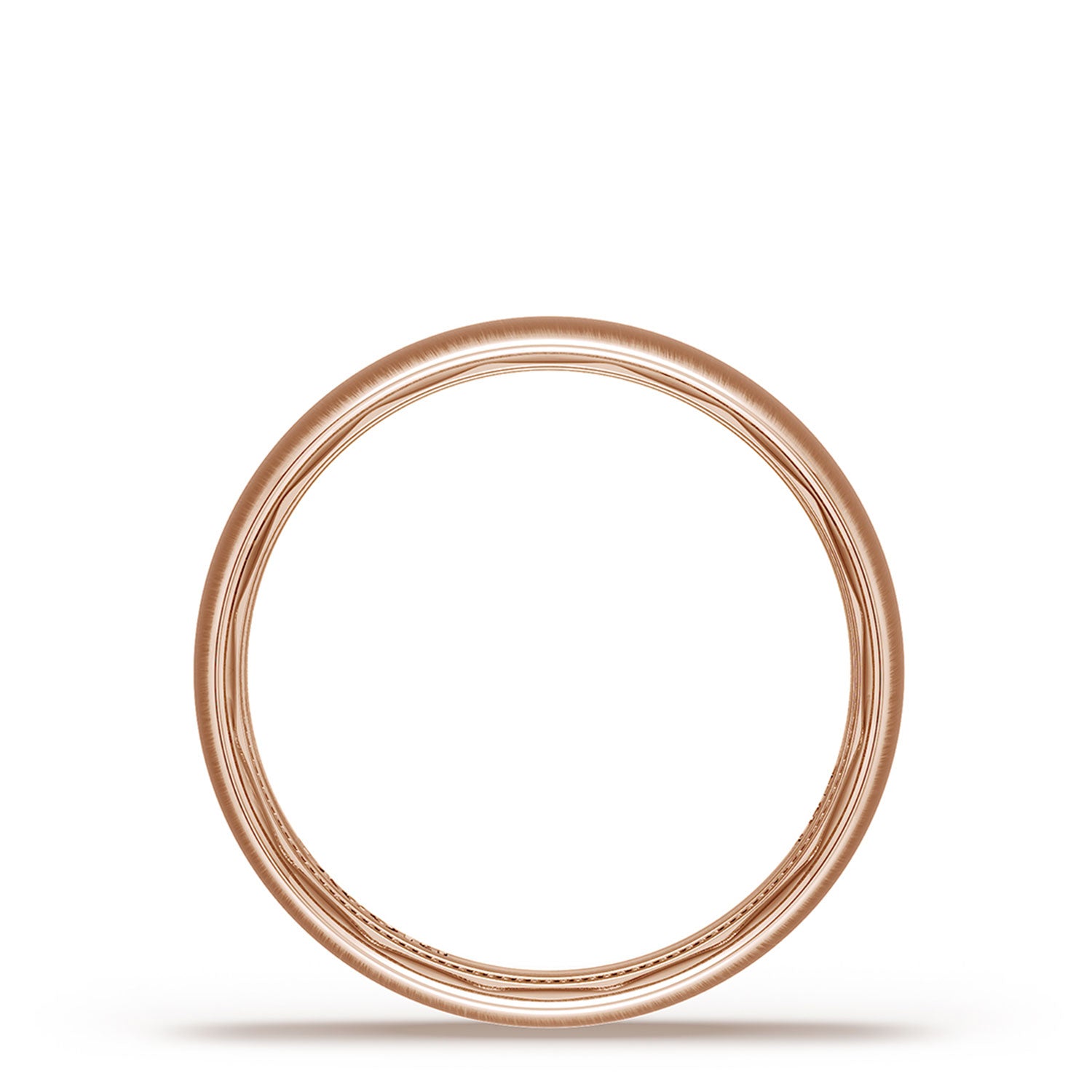 Classic Rounded in Satin Finish Wedding Band