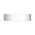 Classic Flat in High Polish Finish Wedding Band