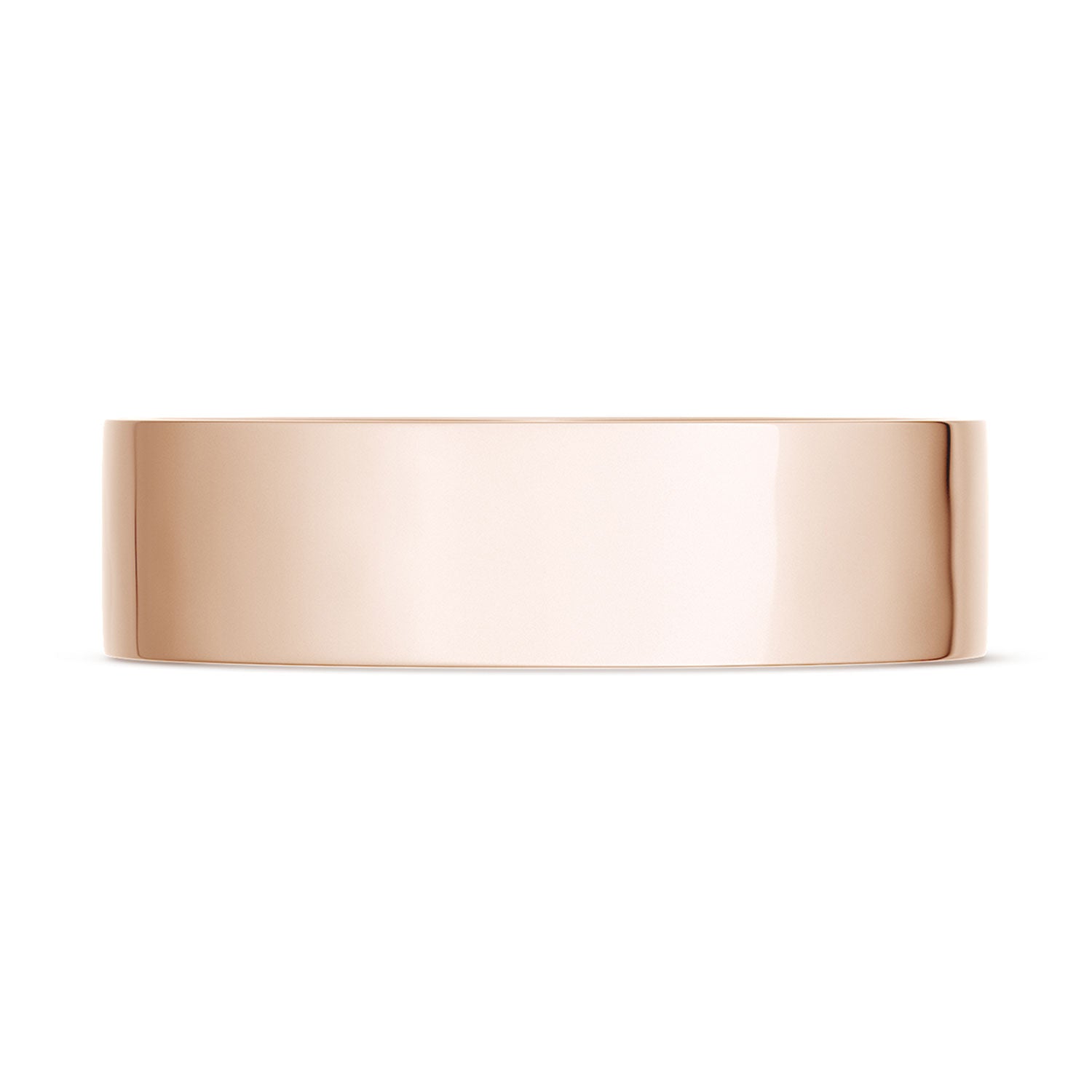 Classic Flat in High Polish Finish Wedding Band