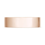Classic Flat in High Polish Finish Wedding Band