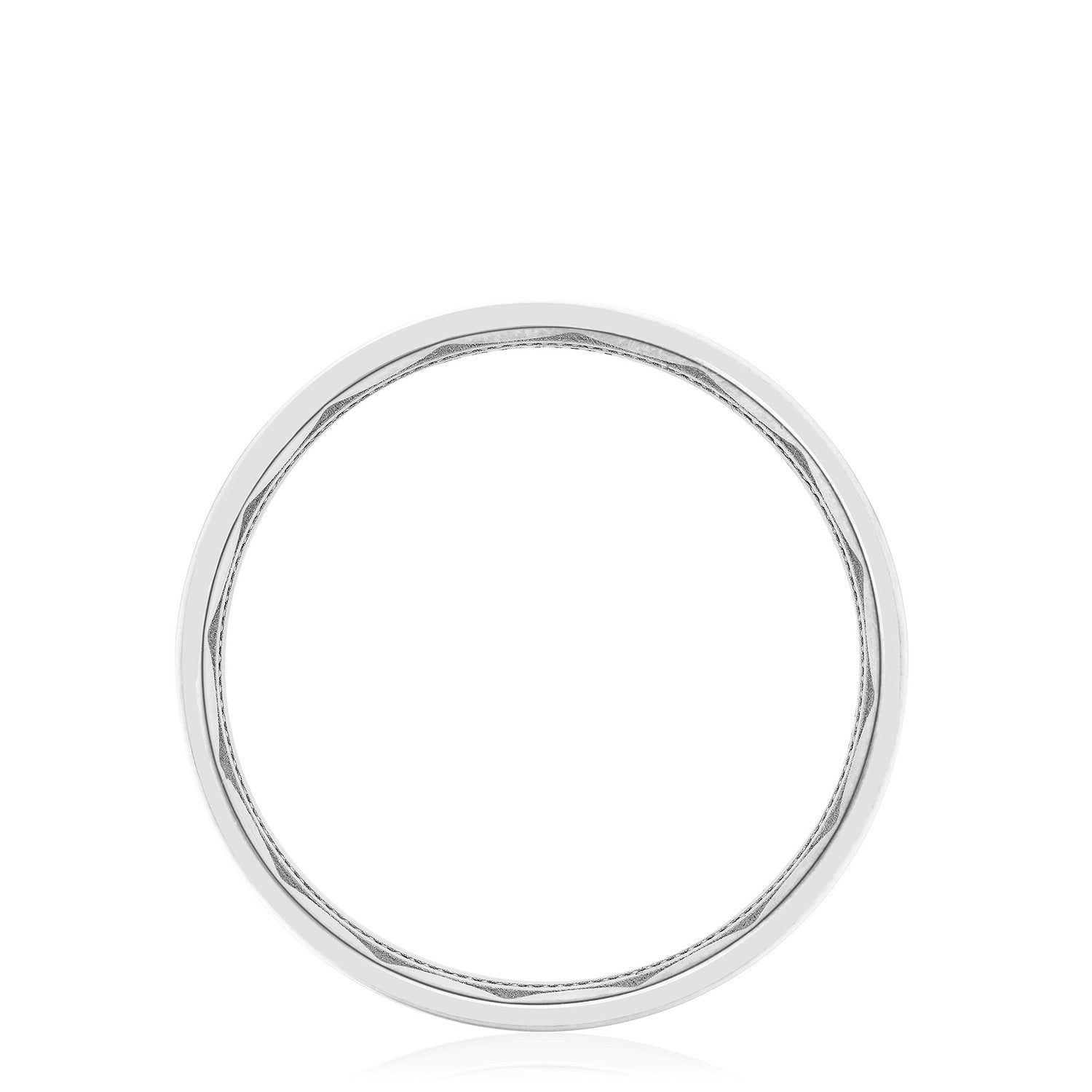 Classic Flat in High Polish Finish Wedding Band