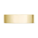 Classic Flat in High Polish Finish Wedding Band