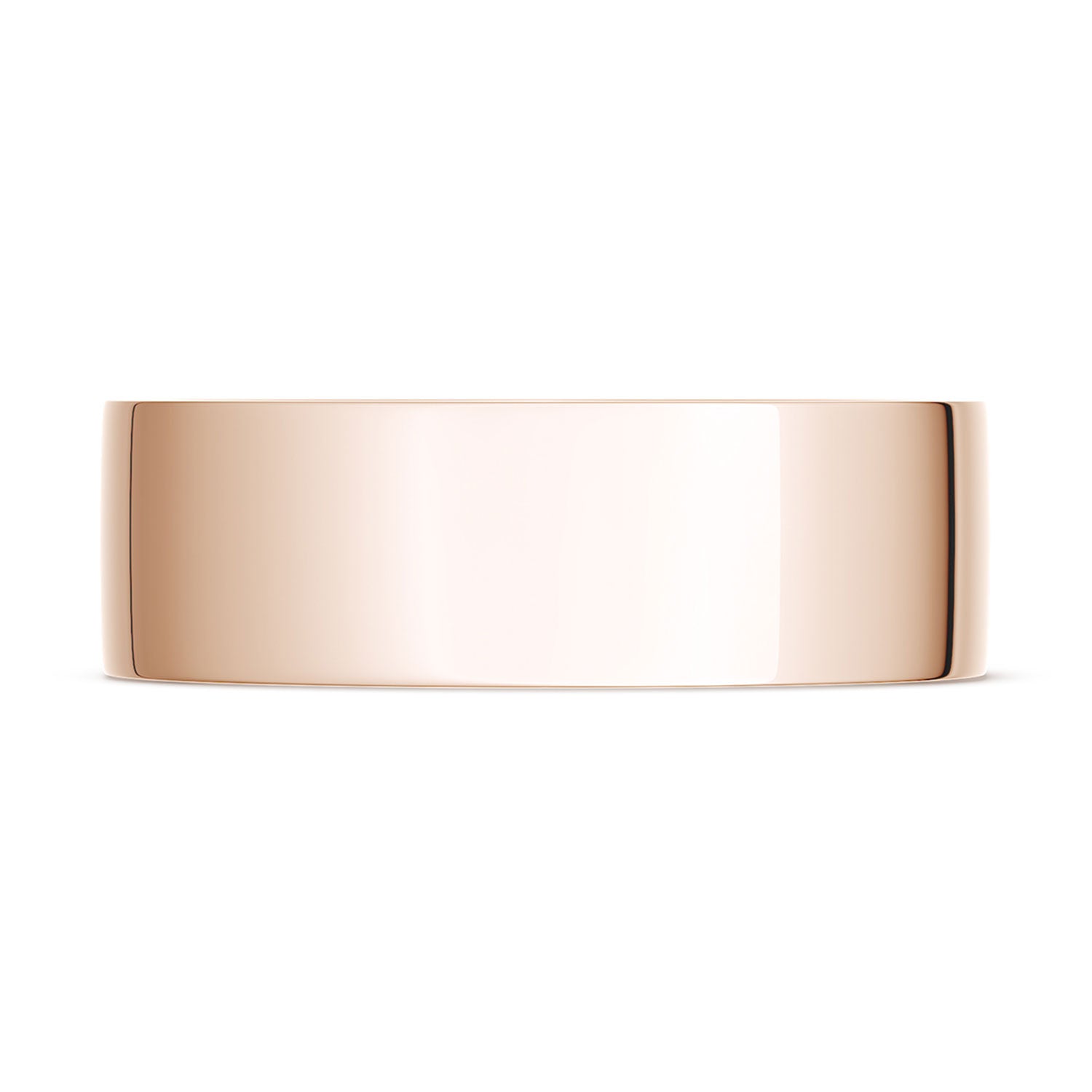 Classic Flat in High Polish Finish Wedding Band