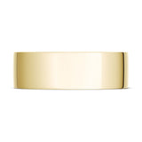 Classic Flat in High Polish Finish Wedding Band