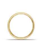 Classic Two-Tone Flat in Brushed Finish Wedding Band