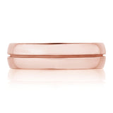 Classic Streamline in High Polish Finish Wedding Band