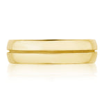 Classic Streamline in High Polish Finish Wedding Band