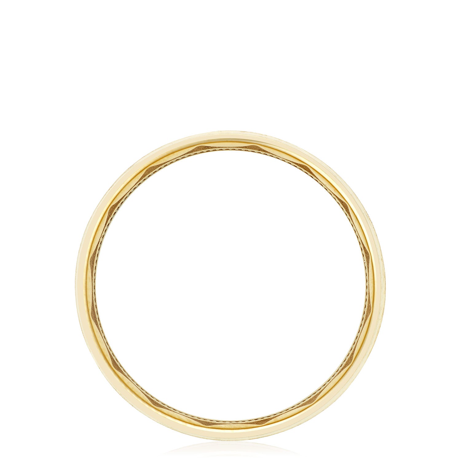 Classic Bevel Edge in Brushed Finish Wedding Band