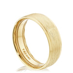 Classic Bevel Edge in Brushed Finish Wedding Band