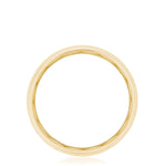 Channel Set Black Diamond in High Polish Finish Wedding Band