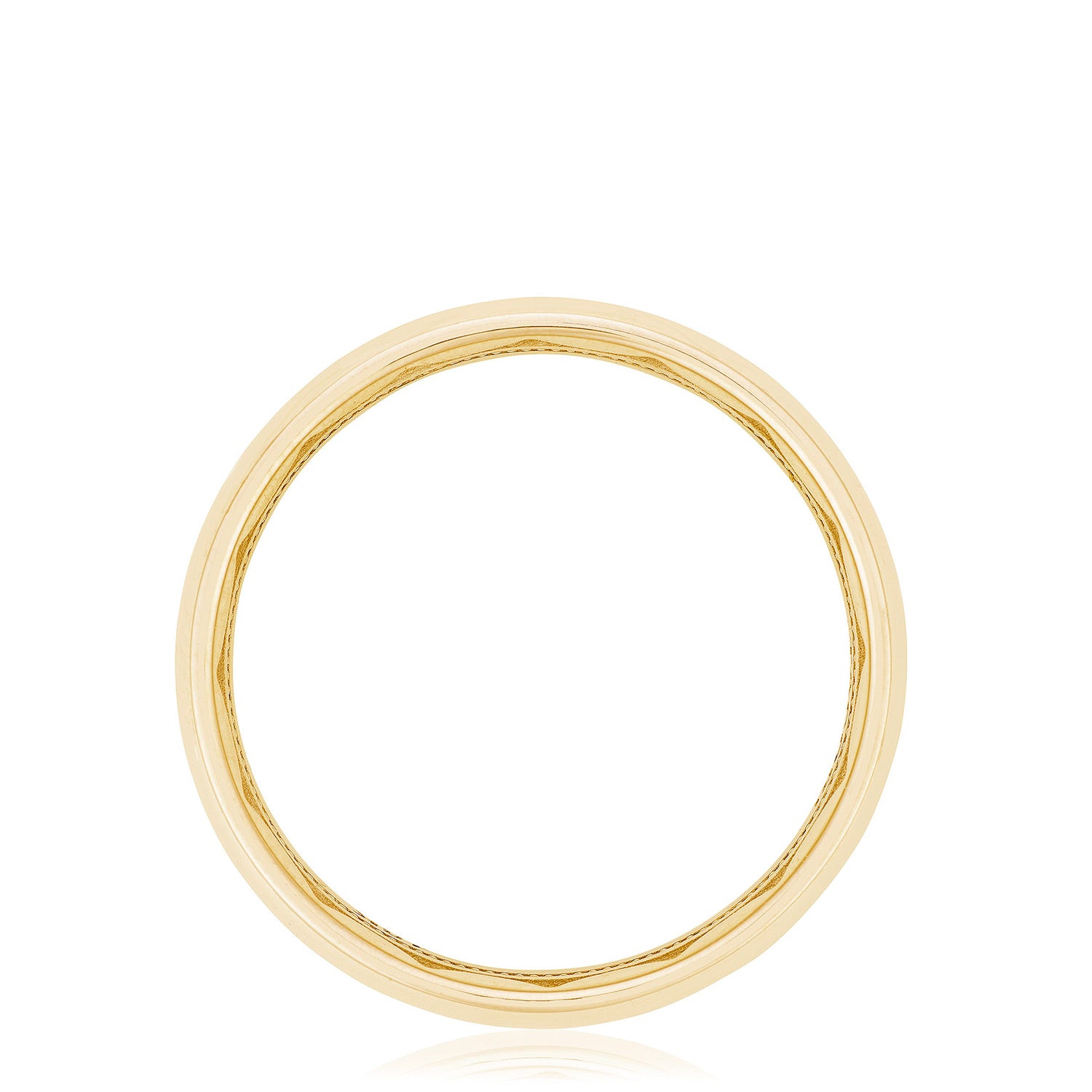 Channel Set Black Diamond in High Polish Finish Wedding Band