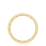 Channel Set Black Diamond in Satin Finish Wedding Band