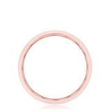 Channel Set Diamond in High Polish Finish Wedding Band