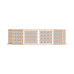 Diamond Faceted - Full Coverage Wedding Band in High Polish  - 6mm