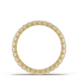 Diamond Edge Satin Finish Wedding Band