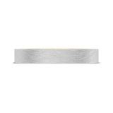 Classic Two-Tone Flat Wedding Band in Brushed Finish
