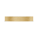 Classic Two-Tone Flat Wedding Band in Brushed Finish
