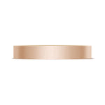 Classic Two-Tone Flat Wedding Band in Satin Finish
