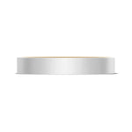 Classic Two-Tone Flat Wedding Band in Satin Finish