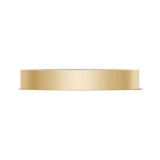Classic Two-Tone Flat Wedding Band in Satin Finish
