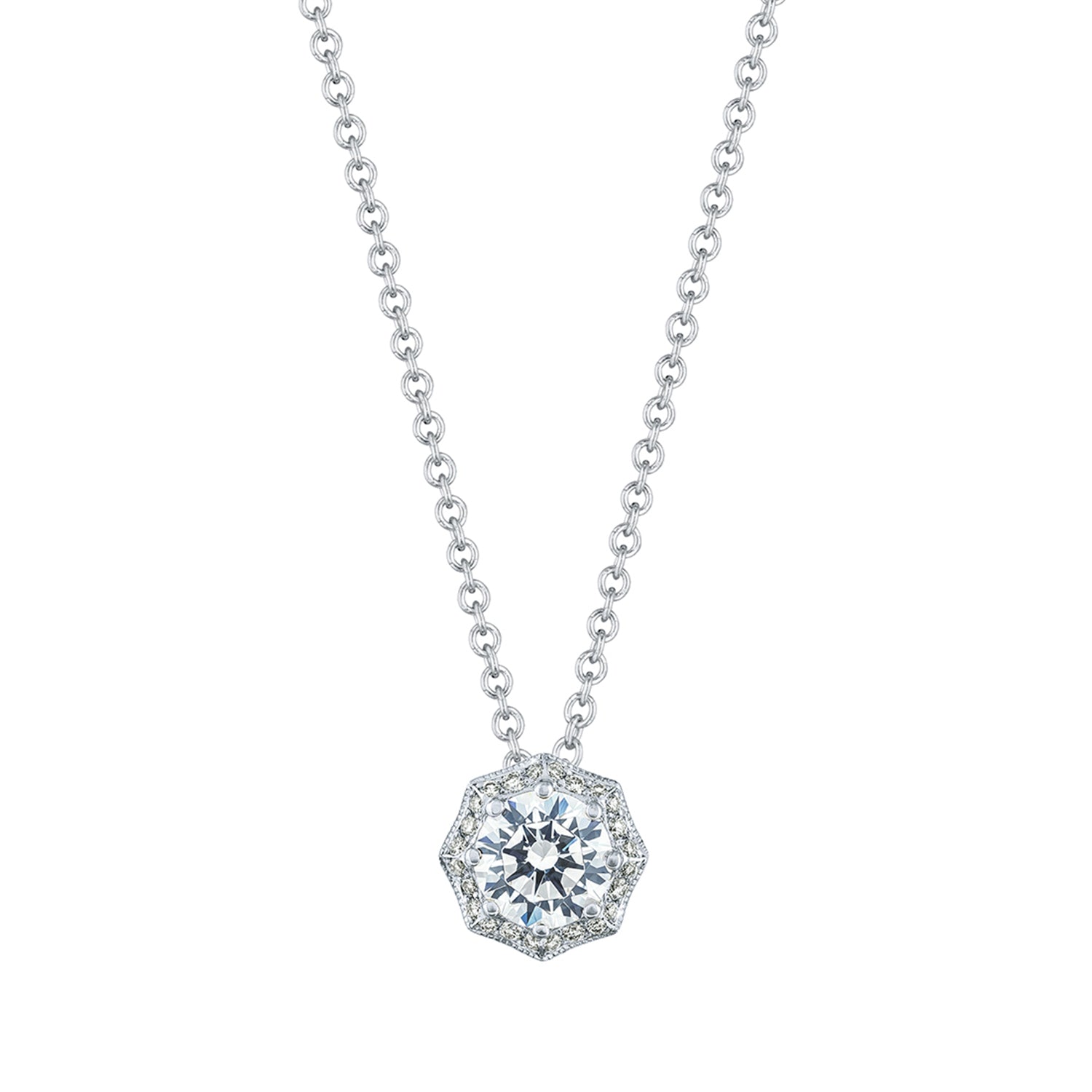 Art Deco Bloom Diamond Necklace
