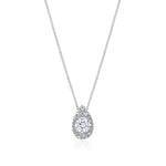 17"" Pear Bloom Diamond Necklace