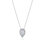 17"" Pear Bloom Diamond Necklace