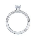 Emerald Solitaire Engagement Ring