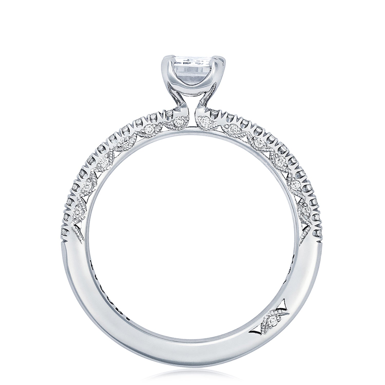 Emerald Solitaire Engagement Ring