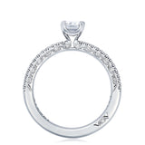 Emerald Solitaire Engagement Ring