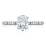 Oval Solitaire Engagement Ring