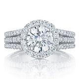 Round Bloom Engagement Ring