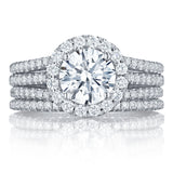 Round Bloom Engagement Ring