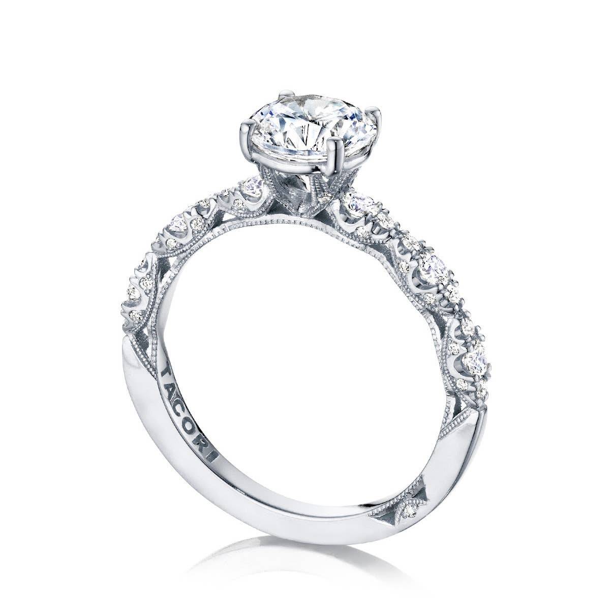 Emerald Solitaire Engagement Ring