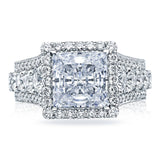 Princess Bloom Engagement Ring