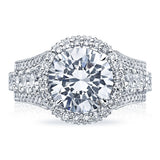 Round Bloom Engagement Ring