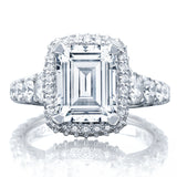 Emerald Bloom Engagement Ring