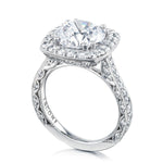 Emerald Bloom Engagement Ring