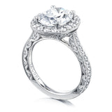 Oval Bloom Engagement Ring