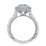 Round Bloom Engagement Ring