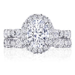 Oval Bloom Engagement Ring