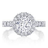 Round Bloom Engagement Ring