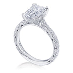 Emerald Solitaire Engagement Ring