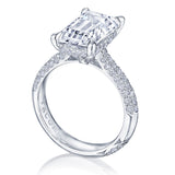 Emerald Solitaire Engagement Ring