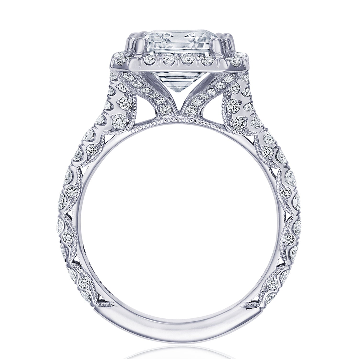 Emerald Bloom Engagement Ring