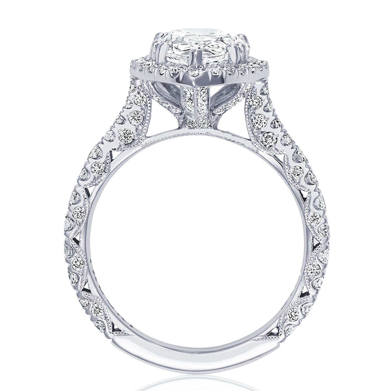 Pear Bloom Engagement Ring